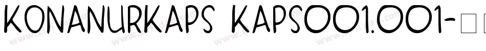 KonanurKaps Kaps001.001字体转换